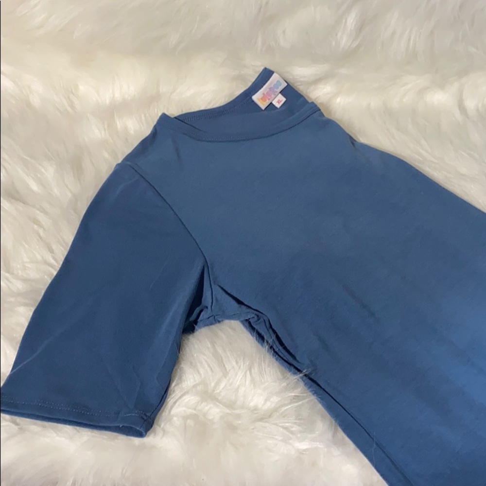 LuLaRoe Gigi Top shirt Slate Blue